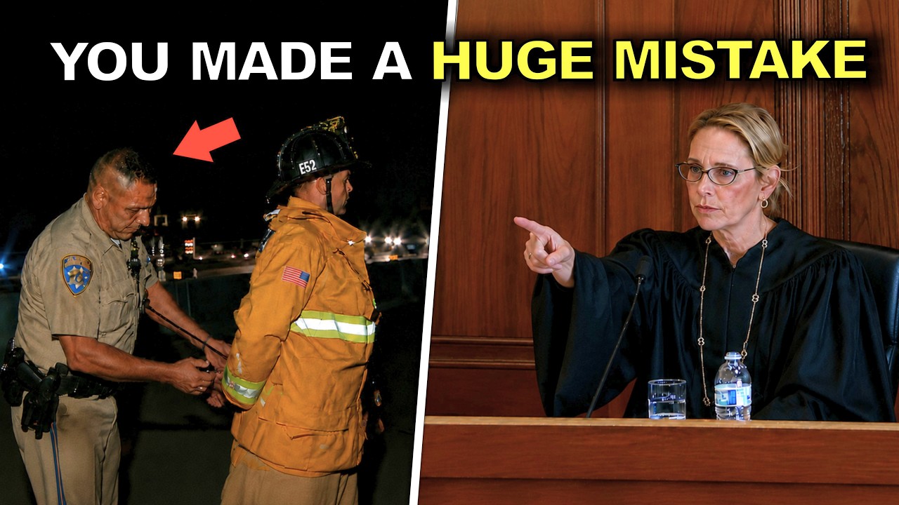 Cop ARRESTED a Firefighter Who Was Saving Lives and Got SUED