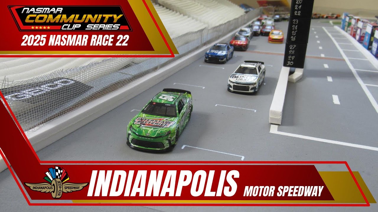 2025 NASMAR Indianapolis // Nascar Stop Motion - Brickyard 400