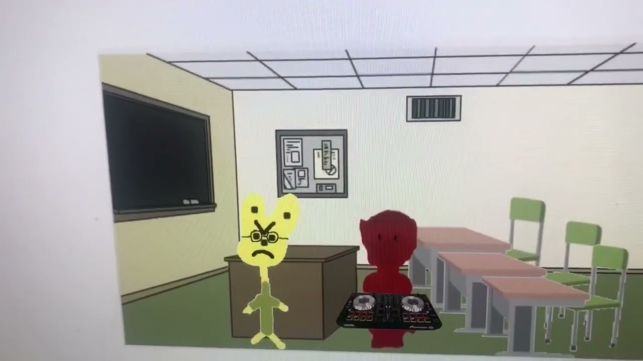 Brick Talking Tom A Legen Plays His DJ Kit In Class/Grounded