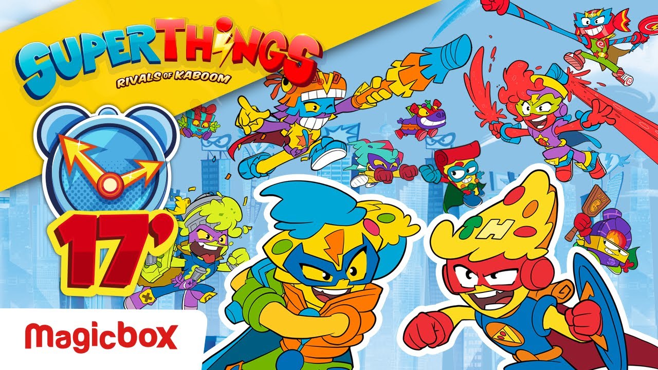 SUPERTHINGS EPISODES ⚡ Kazoom Kids (COMPLETE EPISODES 1-5) 💥 | Cartoons SERIES  for Kids