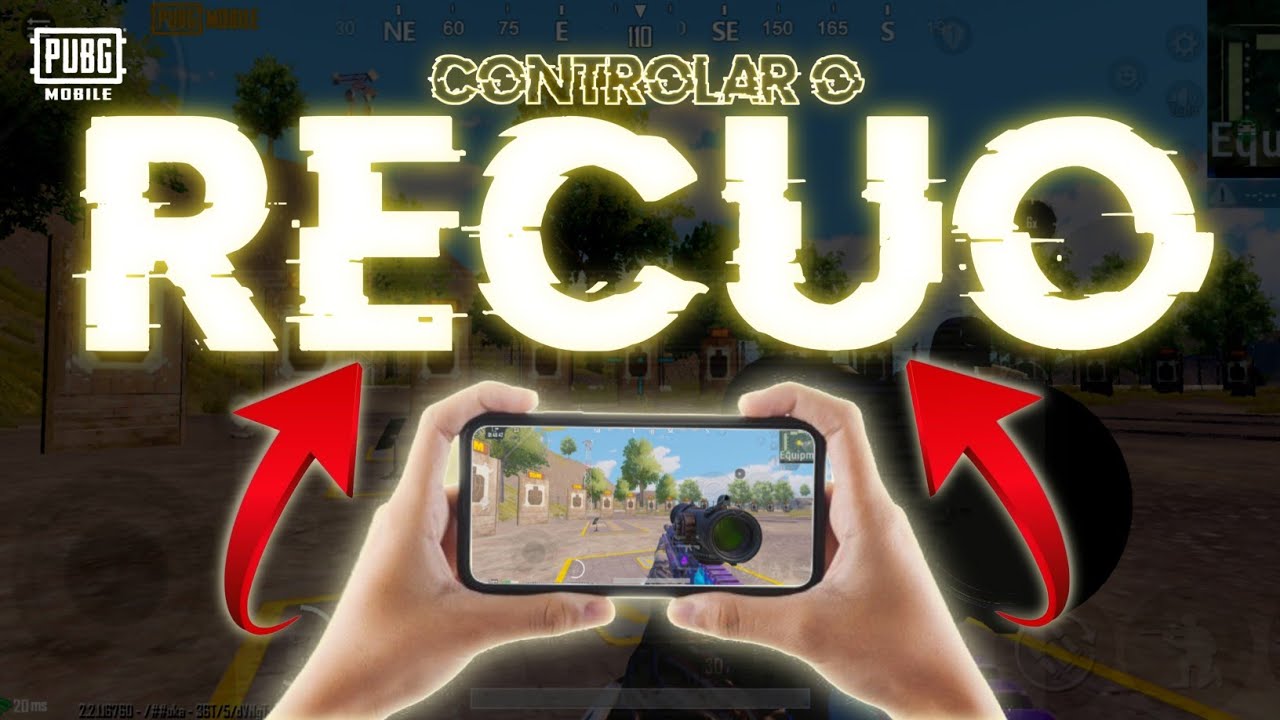 SEGREDO para SEGURAR RECUO DAS ARMAS NO PUBG MOBILE | COMO SEGURAR O RECUO NO PUBG MOBILE