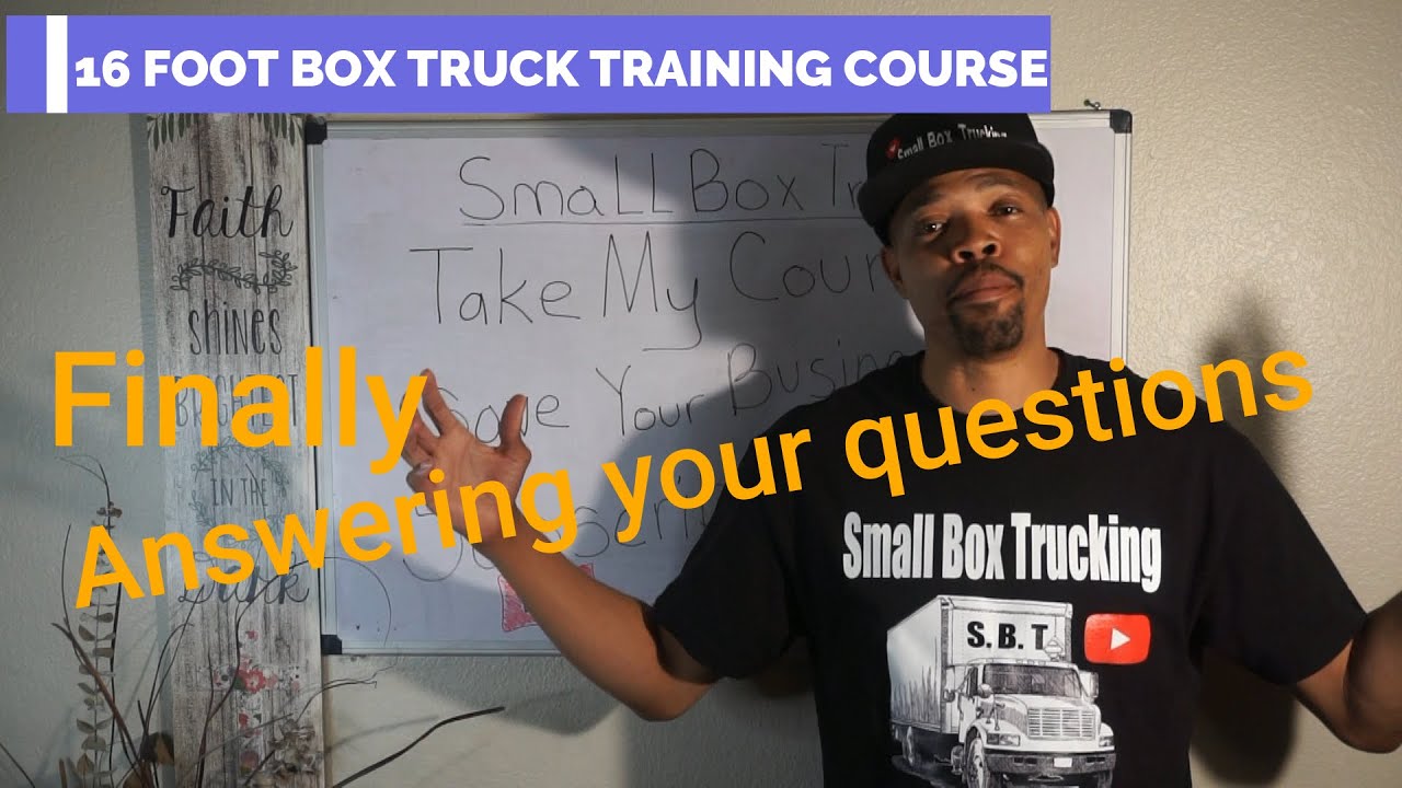 16 foot box truck how to find loads and get dock high? #smallboxtrucking #16ftboxtruck #findingloads
