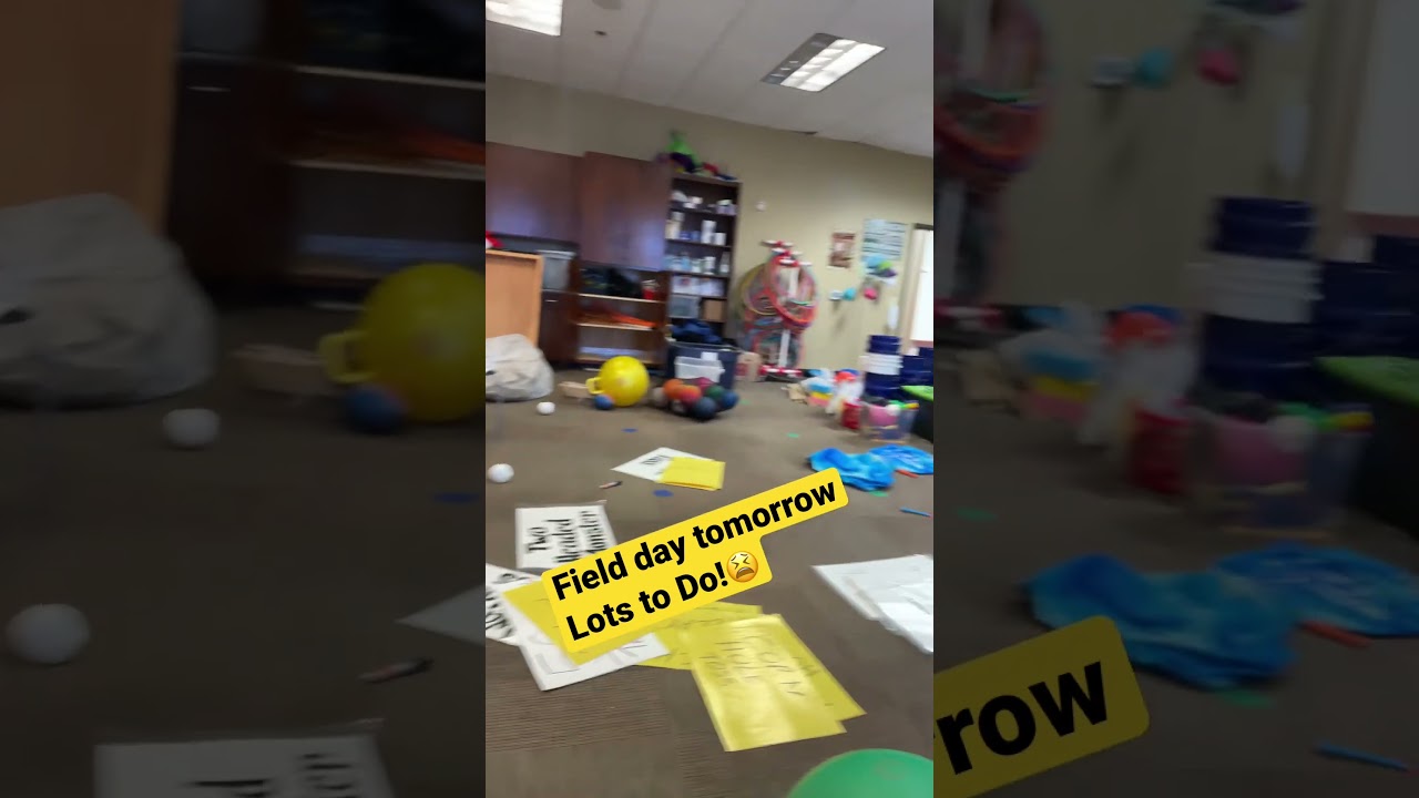 Field Day Prep! 🛝 #fieldday #peteacher