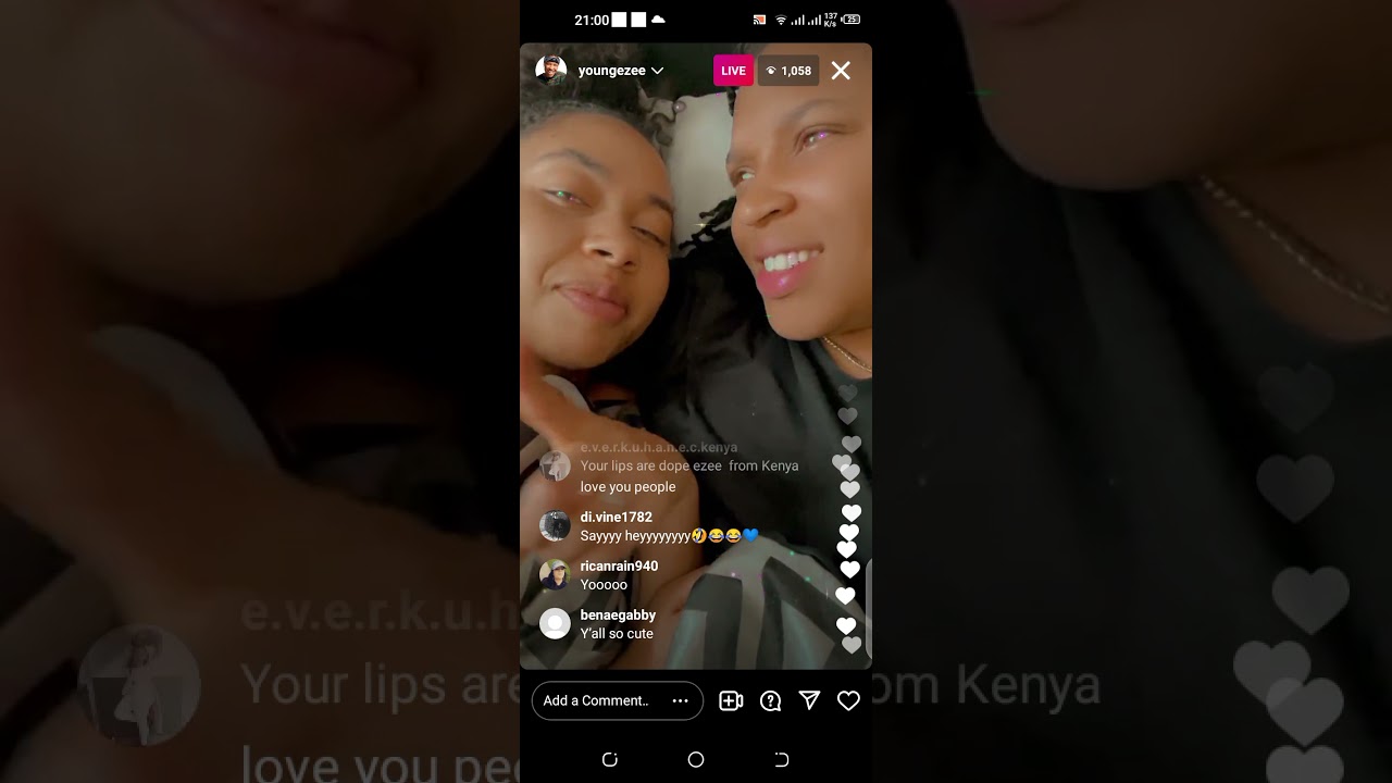 Ezee and Natalie cutely picking on each other🥰🥰🥰 cute couple ❤️