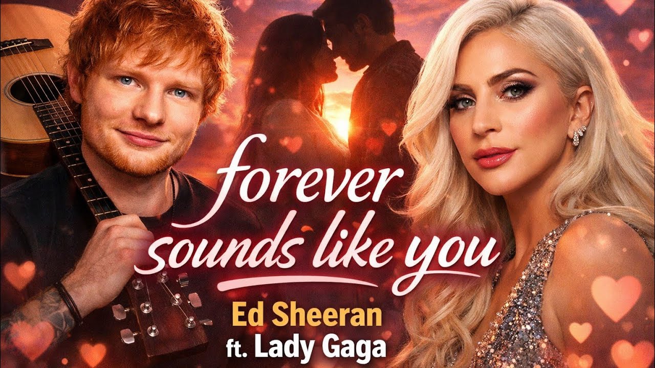 Forever Sounds Like You - Ed Sheeran ft Lady Gaga (2026 official music video) emotional love song.