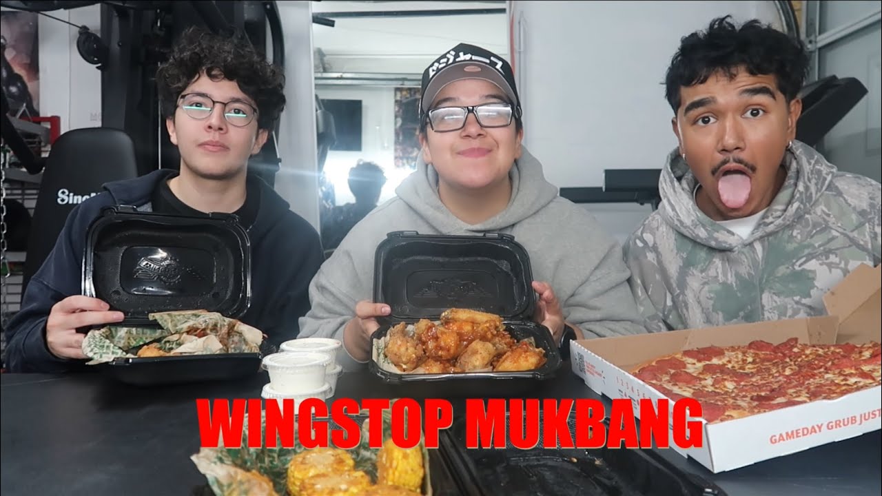 WINGSTOP MUKBANG WITH MY BROTHERS (2026 GOALS)