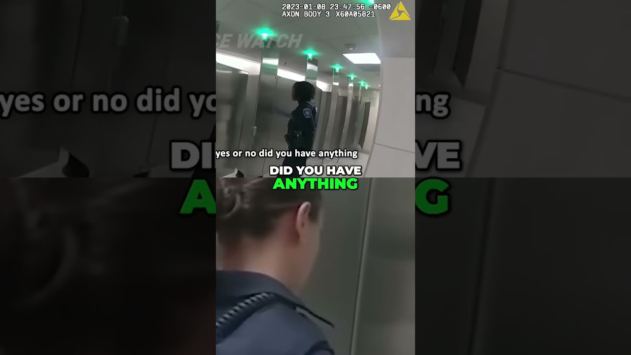 Airport Arrest: Woman's Defiance After Public Intoxication Charge!