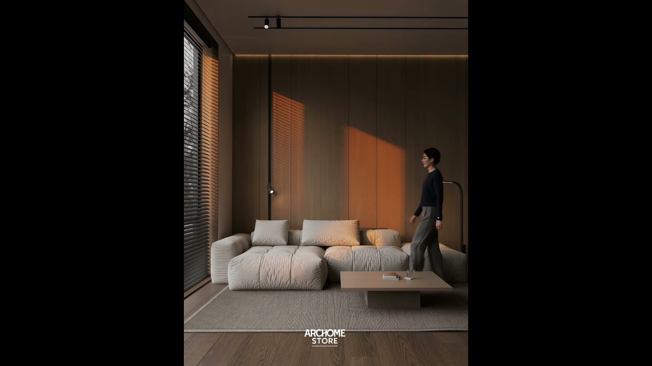 Modern Oturma Odası Tasarımı | G&ouml;lbaşı Villa Projesi &ndash; Archome Store #i&ccedil;mimari  #interiordesign