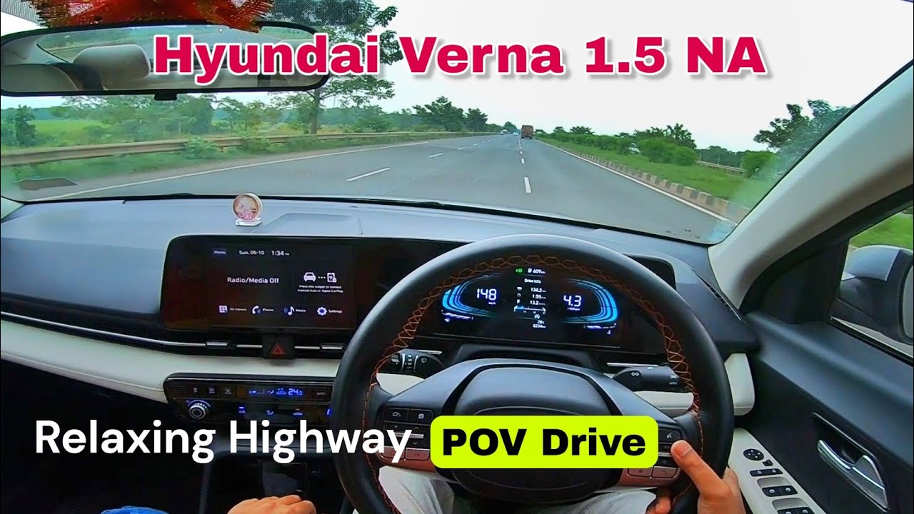 Relaxing Highway Drive | Hyundai Verna 1.5 NA | POV Video