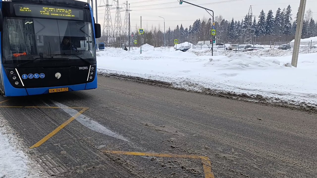 Автобус № 400Т 17 Микрорайон - Метро Тушинская