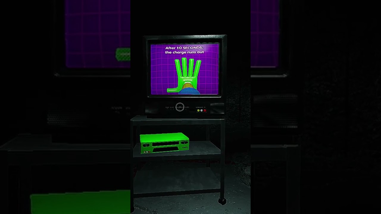 VHS - Green Hand tutorial #shorts #short #horrorgaming #poppyplaytime #creepy #games #vhs #grabpack