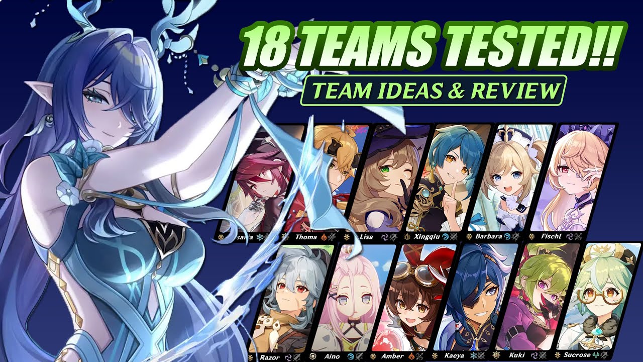 F2P Lauma Teams Showcase | Genshin Impact Version Luna 1