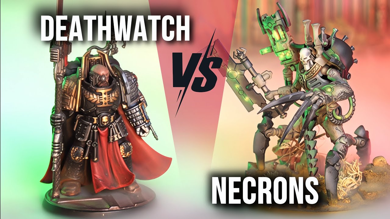 DEATHWATCH VS NECRONS | Battle report Warhammer 40000