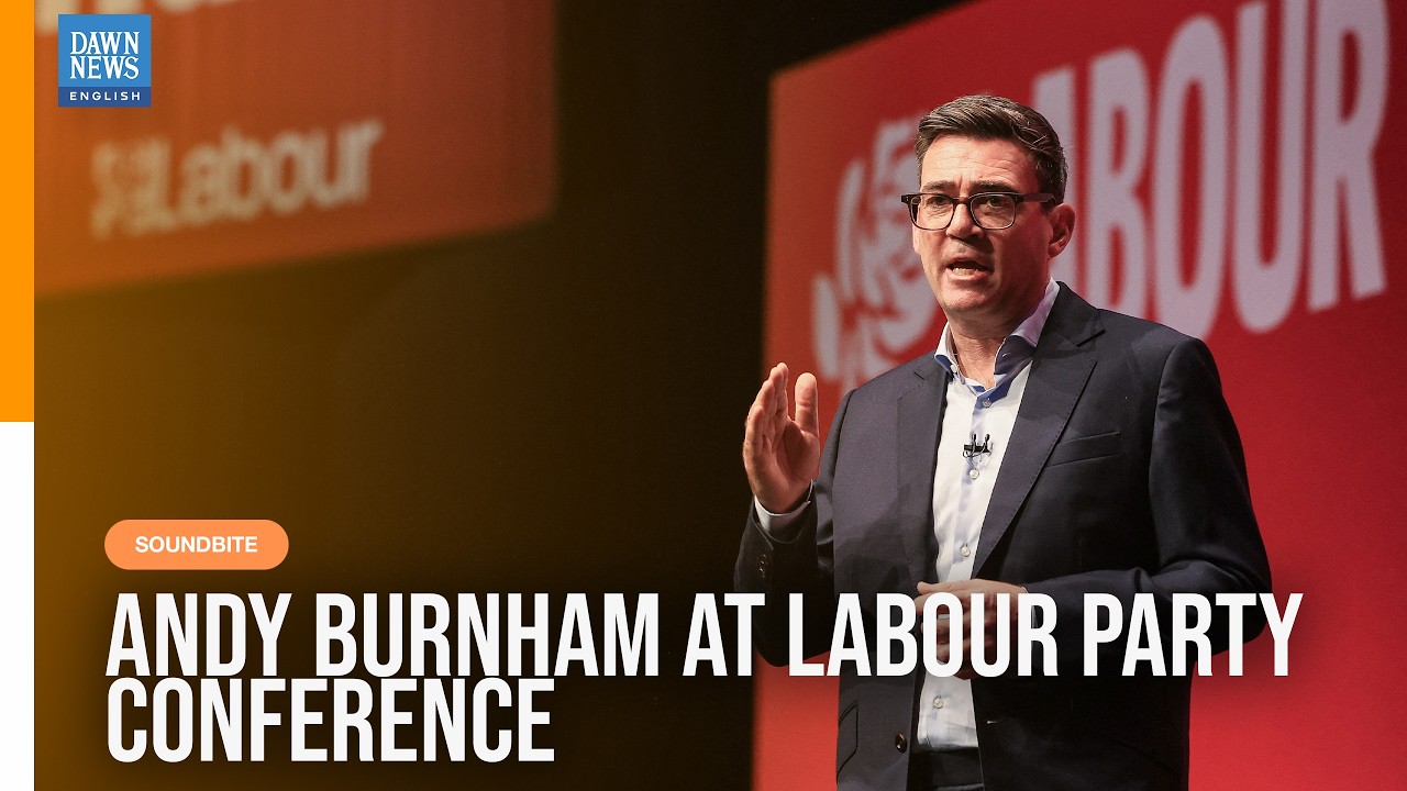 UK PM Andy Burnham Pledges National Revival at Labour Conference | Dawn News English
