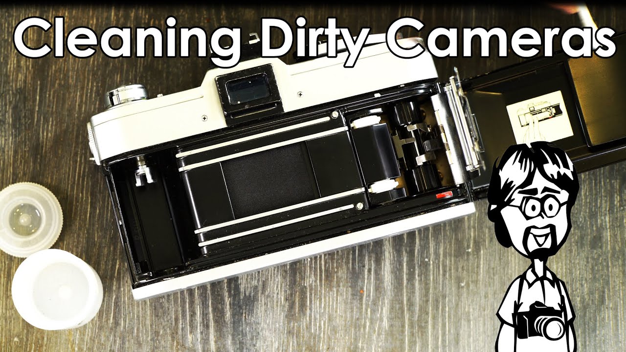 Cleaning a Film or Digital Camera Body, Viewfinder, and Mirror with Camera-friendly Chemicals