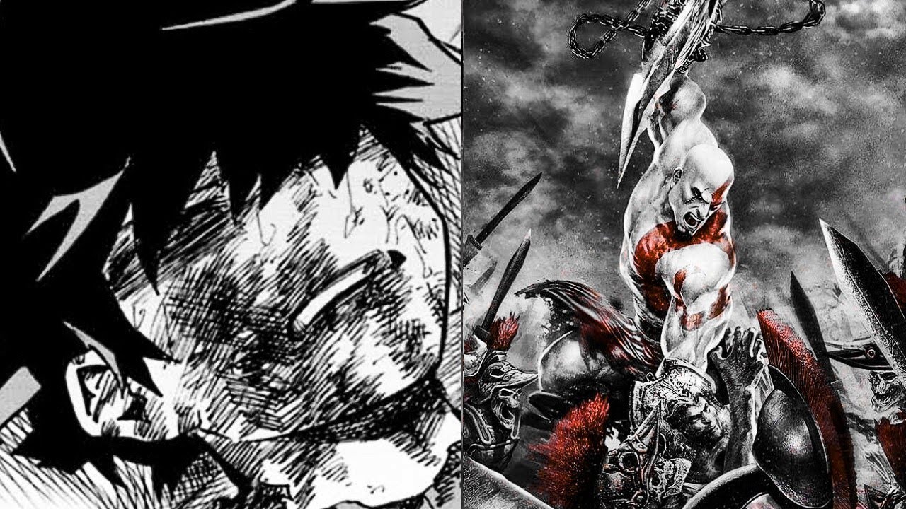 Qué hubiera pasado sí Kratos de GOD OF WAR reencarnaba en el cuerpo de Izuku?