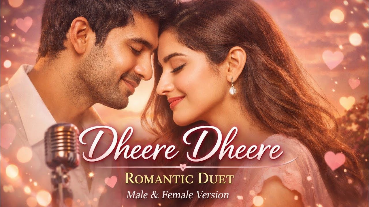 Dheere Dheere ❤️ | Romantic Duet Cover | Male & Female Version | Soulful Love Song