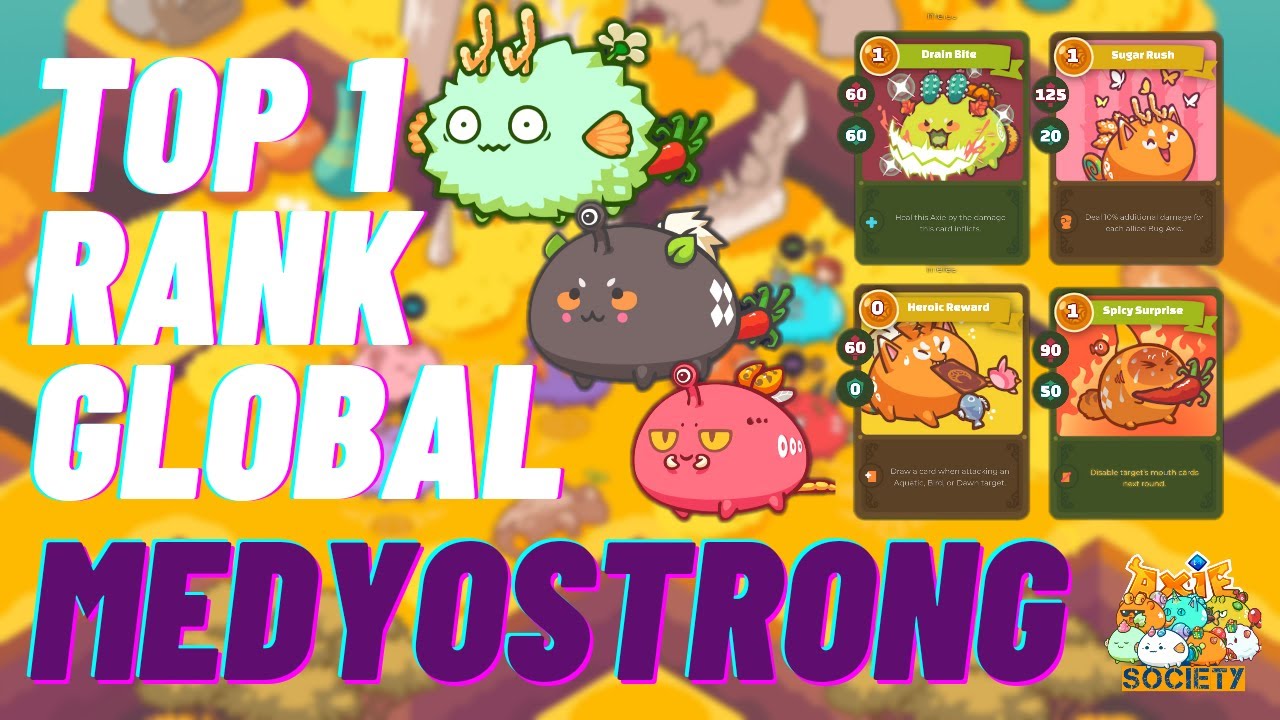 TOP 1 RANK GLOBAL | MEDYOSTRONG | AXIE INFINITY ARENA GAMEPLAY