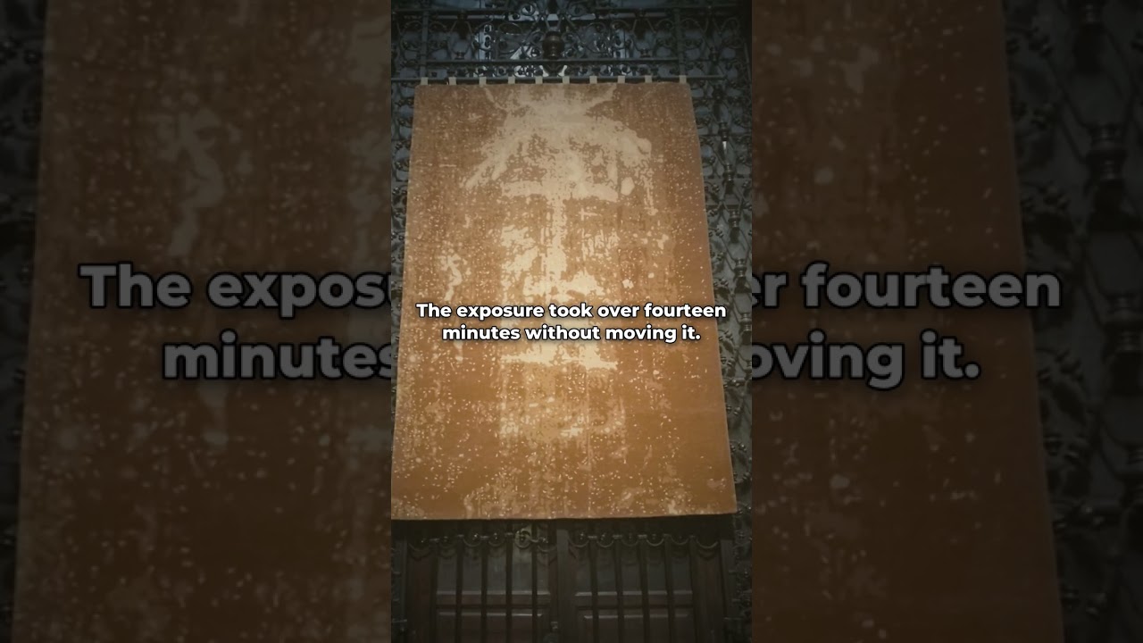 The Shroud of Turin had never been photographed before 1898