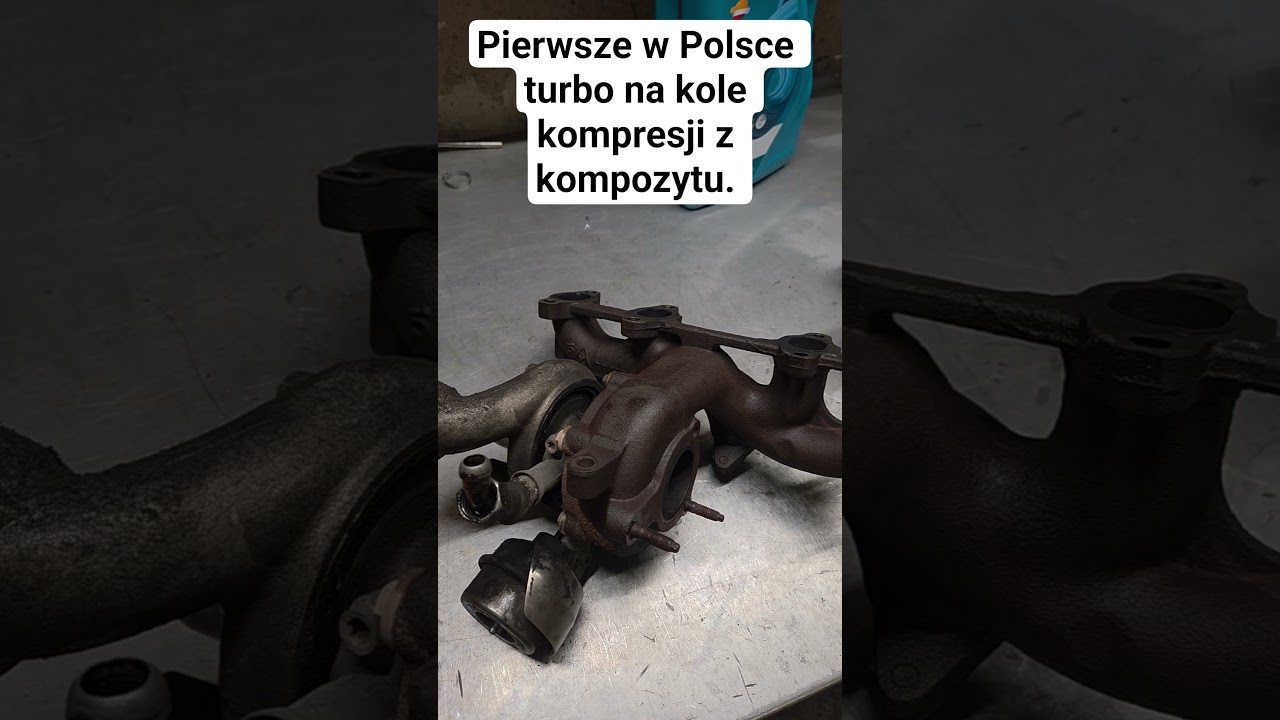 Pierwsze w Polsce turbo na kole kompresji z kompozytu, montujemy.