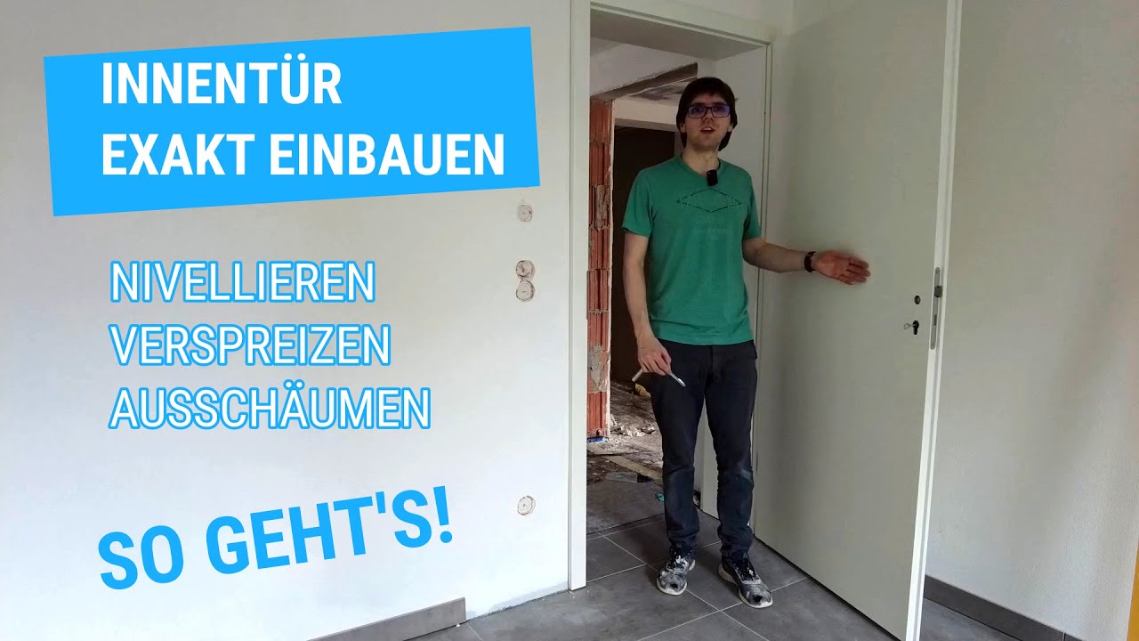 🚪 Innentür mit Zarge 100% gerade einbauen. Komplettes Tutorial mit Wolfcraft Montageset
