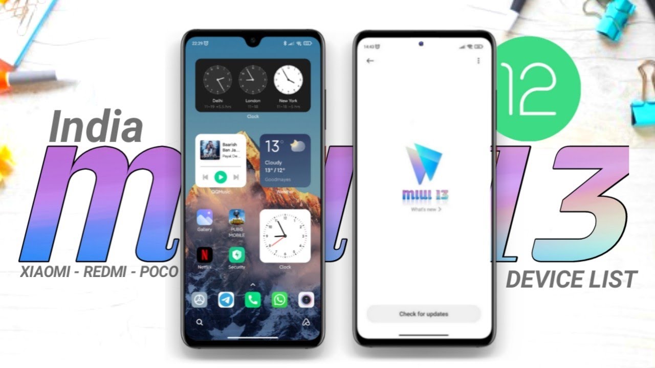 MIUI 13 INDIA SUPPORTED DEVICE LIST | REDMI NOTE 8/9/10 SERIES | MIUI 13 POCO DEVICE LIST | MIUI 13