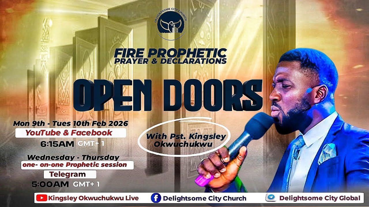 FIRE PROPHETIC PRAYERS & DECLARATIONS   || PASTOR KINGSLEY OKWUCHUKWU || 09-02-2026