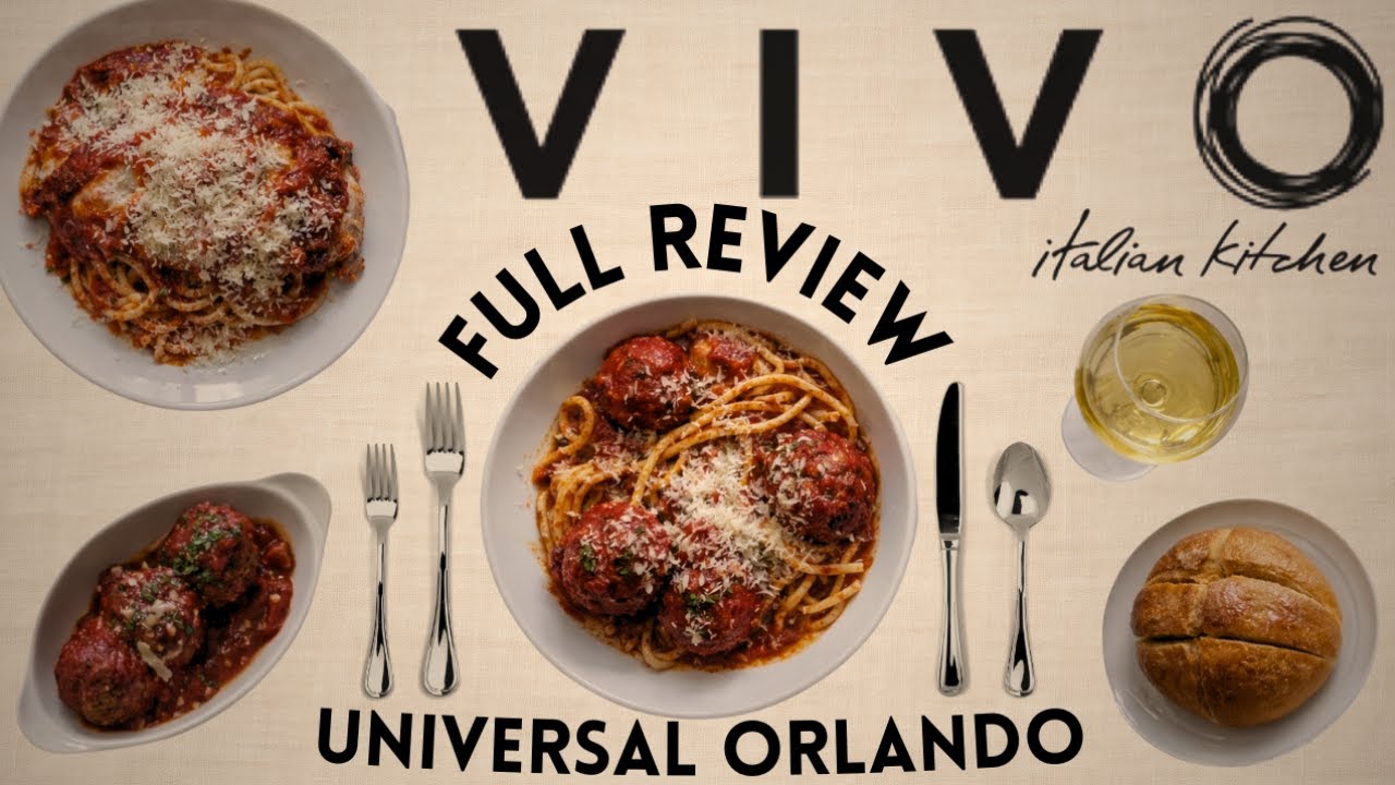 Vivo Italian Kitchen at Universal Orlando's City Walk: FULL Tour & Review: Pasta, Wine, & More!