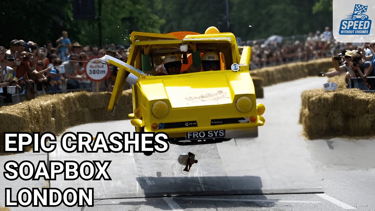 Soapbox Race London 2013: Funny moment Compilation #soapboxredbullrace