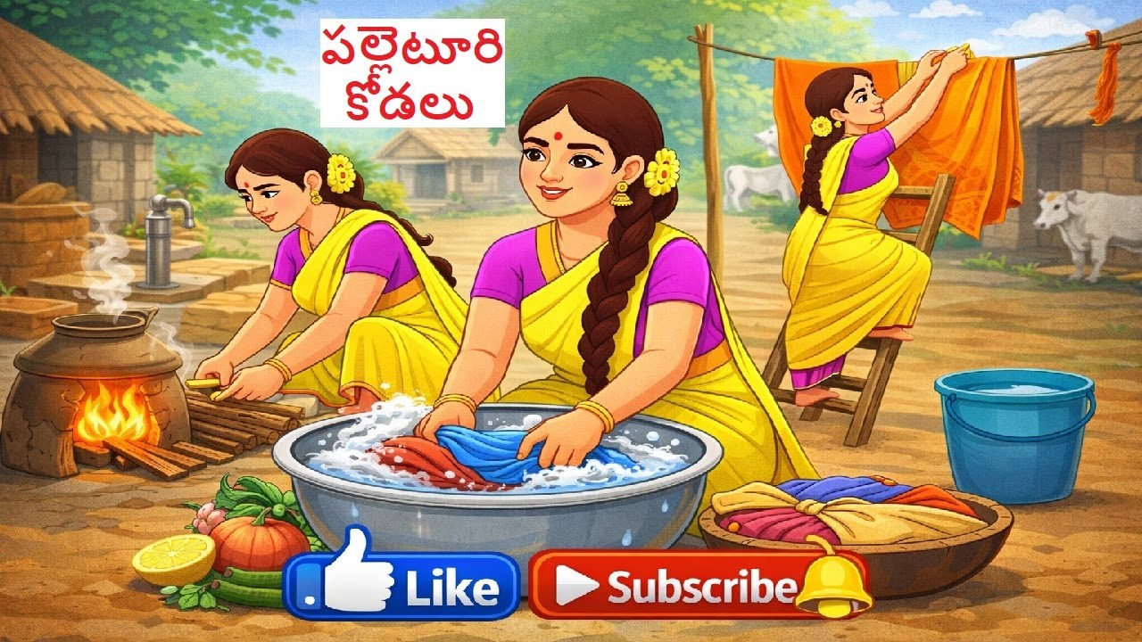 పల్లెటూరి కోడలు - FULL STORY - తెలుగు కథలు – తెలుగు నీతి కథలు  – 18