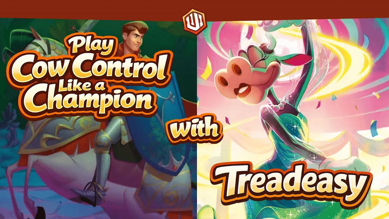 Play Cow Control Like a Champion with Treadeasy #disneylorcana #lorcanatcg #teamuninkables