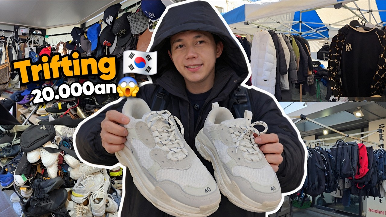 HARGA MOLAI 20.000 BAJU, SEPATU BEKAS DI KOREA😱 | BARENG BRANDED 