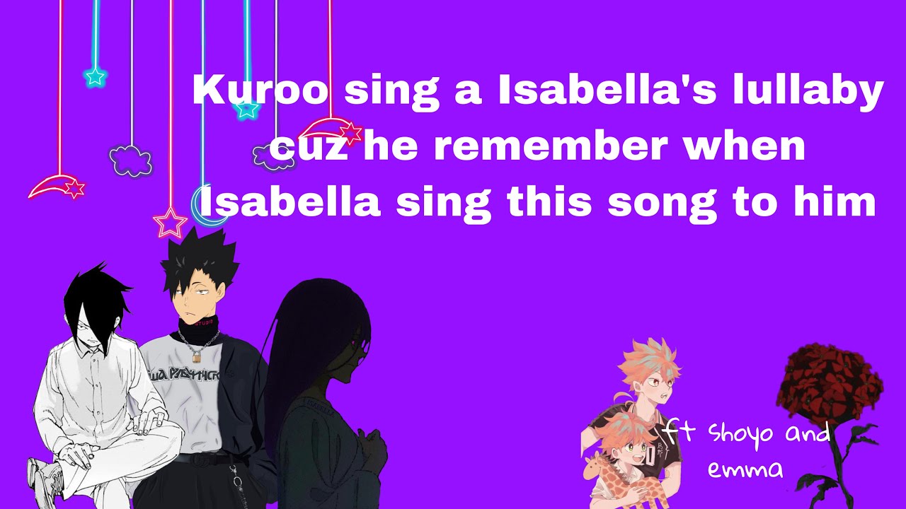 Kuroo sing lullaby for his friends at sleptover | still sibling AU | Haikyuu Text