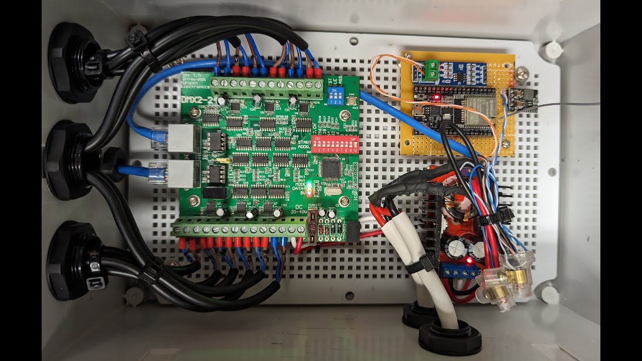 DMX2-24 & ESP32 Controller Build