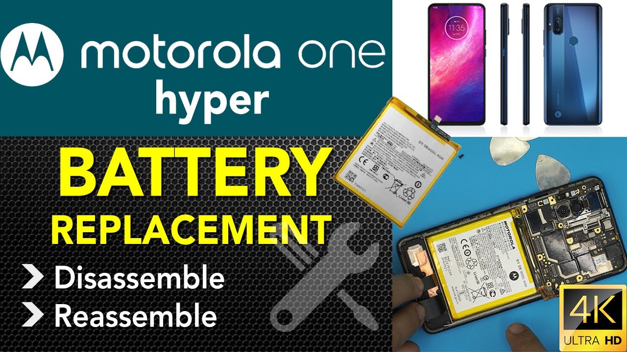 Motorola One Hyper Battery Replacement, XT2027 model
