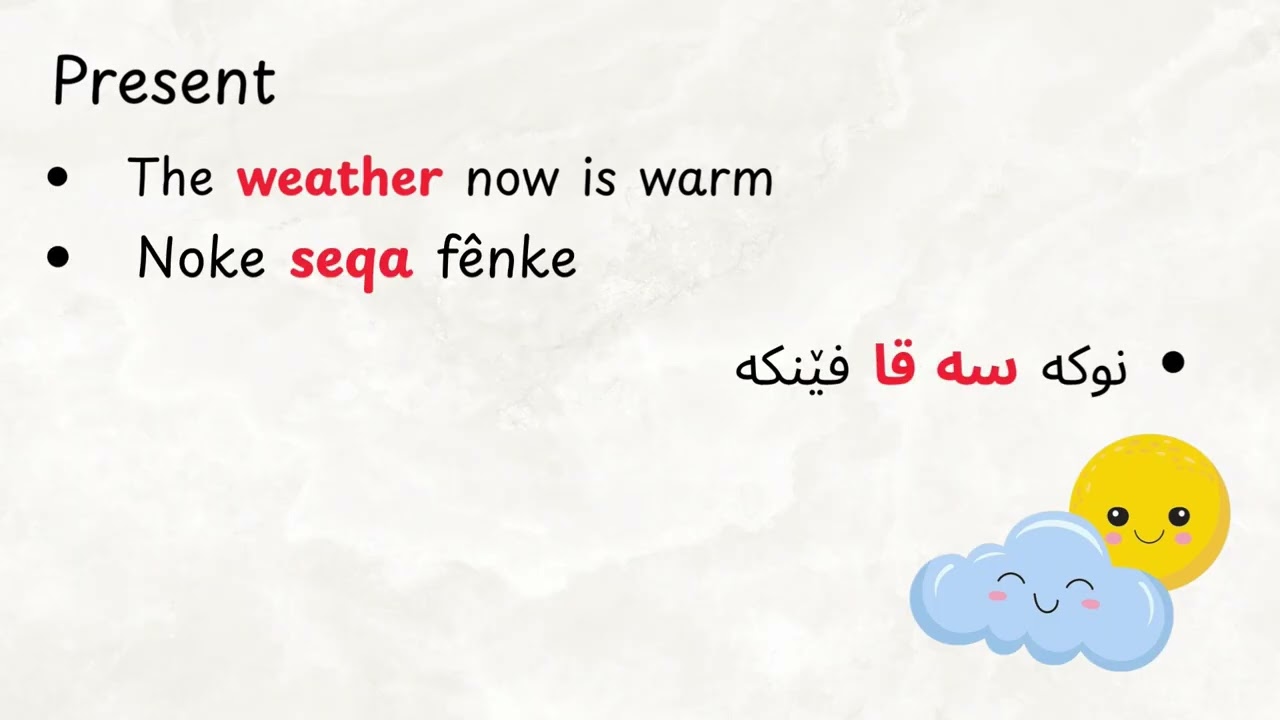 Learn Kurdish Behdini (0056)Weather