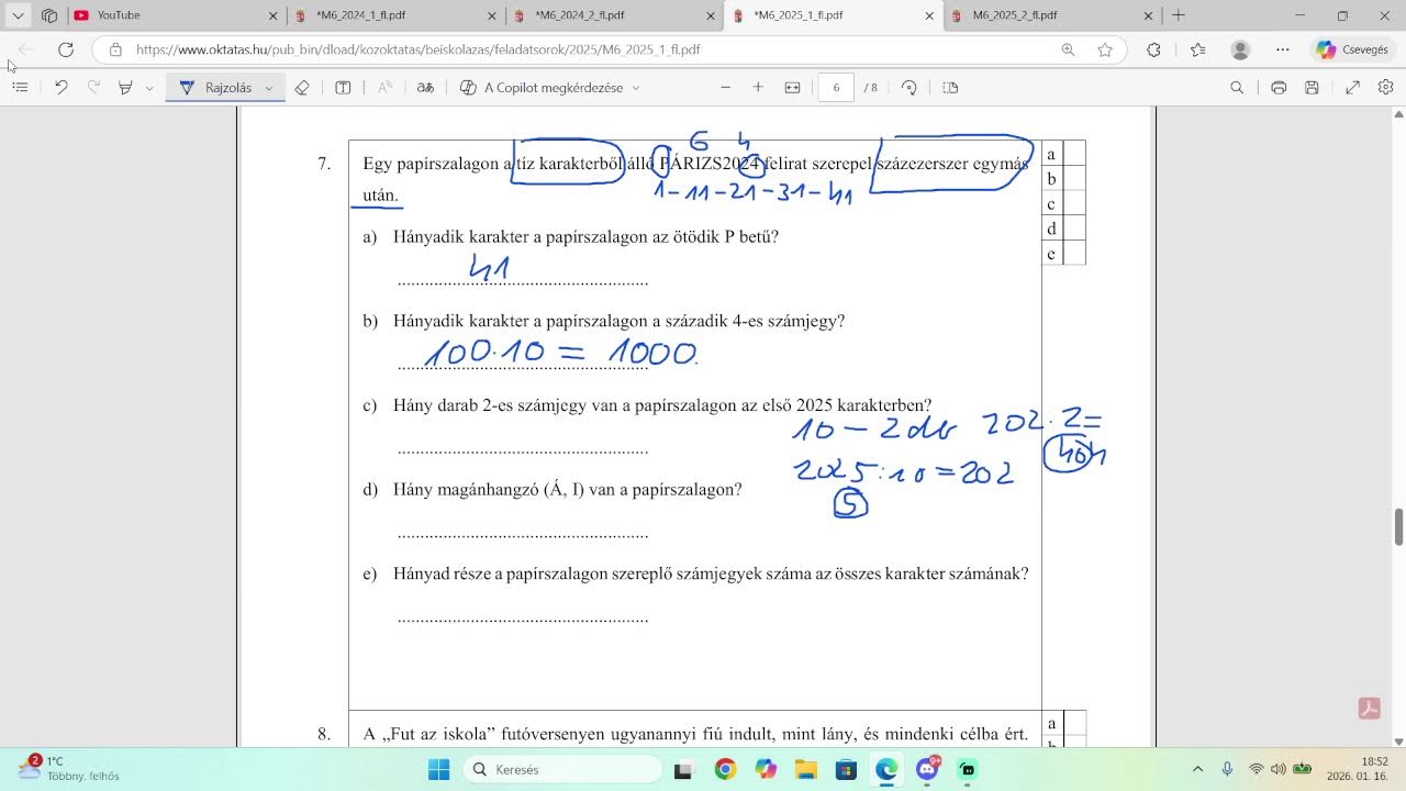 Math4You - Központi felvételi felkészítő - 6. osztály - 3. alkalom