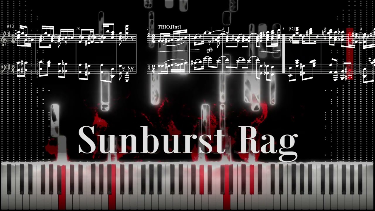 "Sunburst Rag" Piano Tutorial | Sheet Music | James Scott