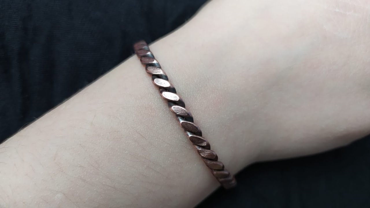 DIY: Copper Wire Bracelet Easy -Copper Projects