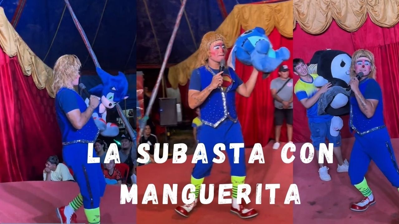 La subasta con manguerita