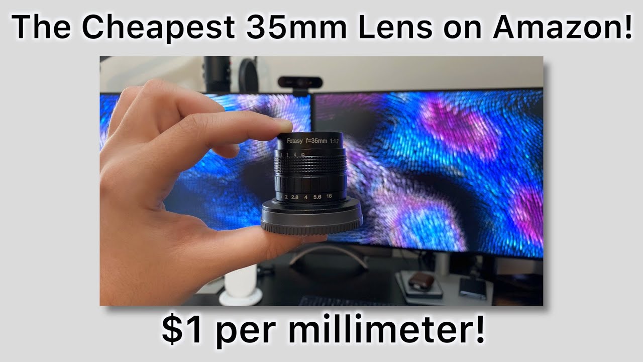 The Cheapest 35mm Lens on Amazon! ($1 per mm)