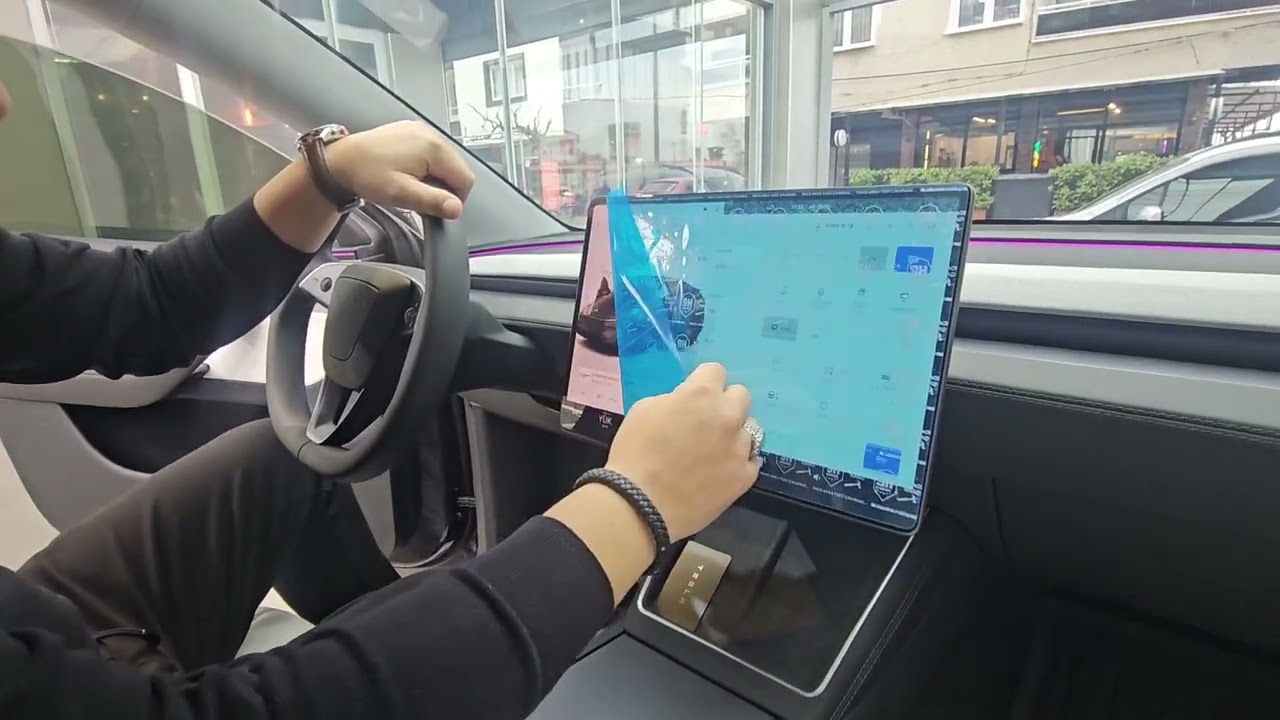 Tesla JuniperStek Boya Koruma FilmiLLumar Cam Filmi Elektrikli Tavan Perdesi 