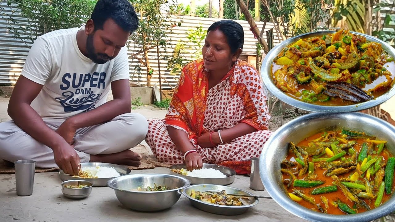 আজকে মা আলু ডাটা দিয়ে টেংরা মাছের ঝোল সাথে মাছের মুড়া দিয়ে শুক্তো রান্না করলো 😋 জমিয়ে খেলাম 🤤