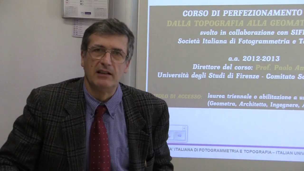 Corso di Perfezionamento "Dalla Topografia alla Geomatica"