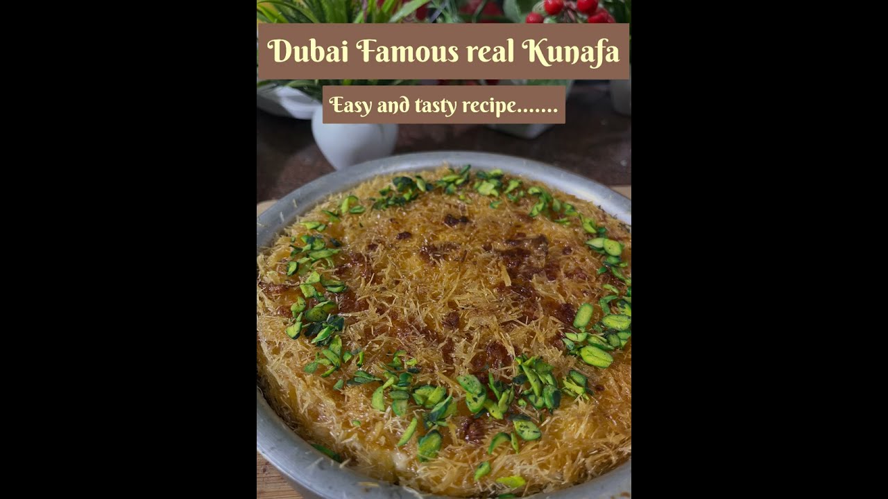 Ghar Par Banaye Delicious Kunafa Sweet 😍 | Easy Kunafa Recipe