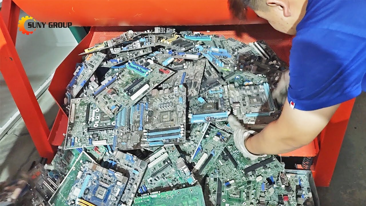Turning E-Waste into Gold: PCB Recycling & Precious Metal Recovery Line