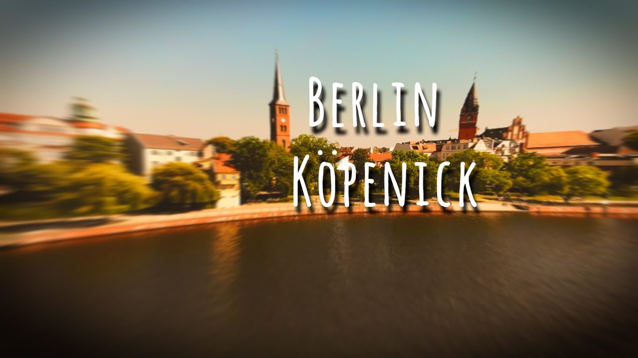 Berlin Altstadt Köpenick und Müggelsee von oben Germany
