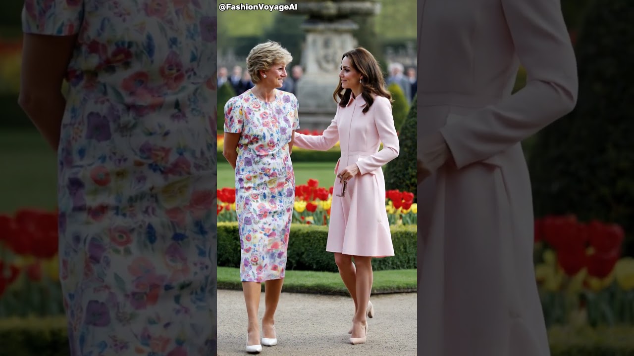 What If Princess Diana Met our Future Queen Kate Middleton? Royal Bond Visualized