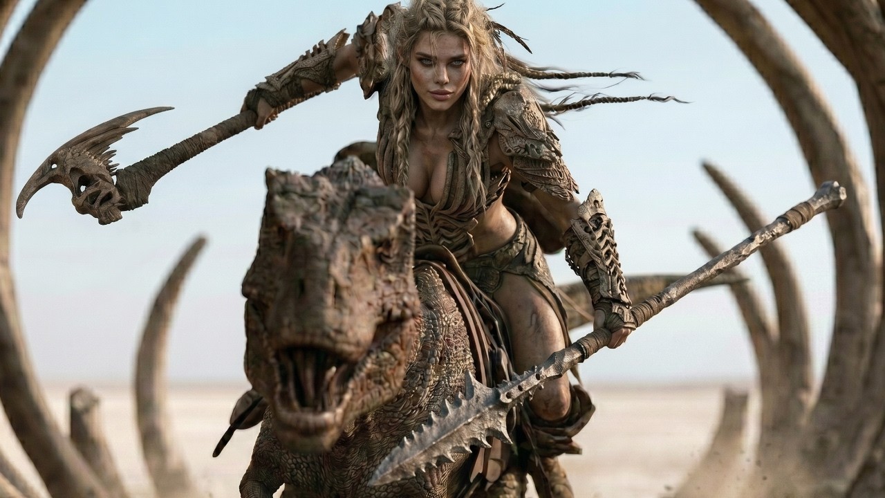 Primal Barbarians | Epic Prehistoric Fantasy Battle | Dinosaur Warriors 4K