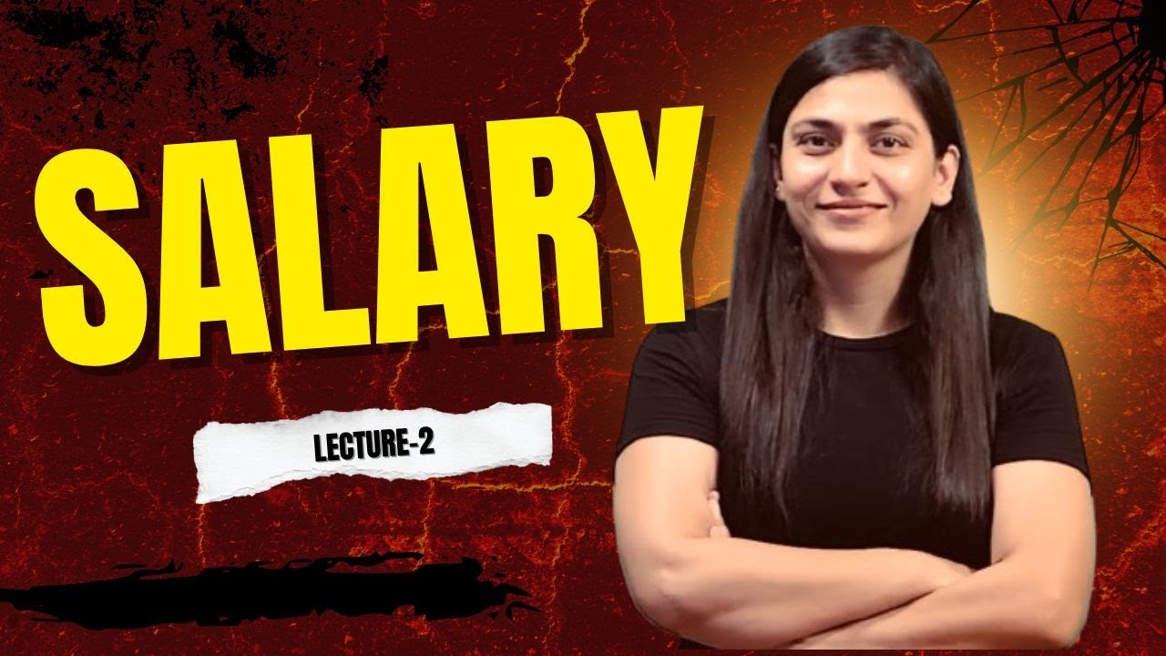 TAXATION || SALARY || CA/CS/CMA || LECTURE-2 || RAKHI MA'AM || PRABHAT PATHAK CLASSES
